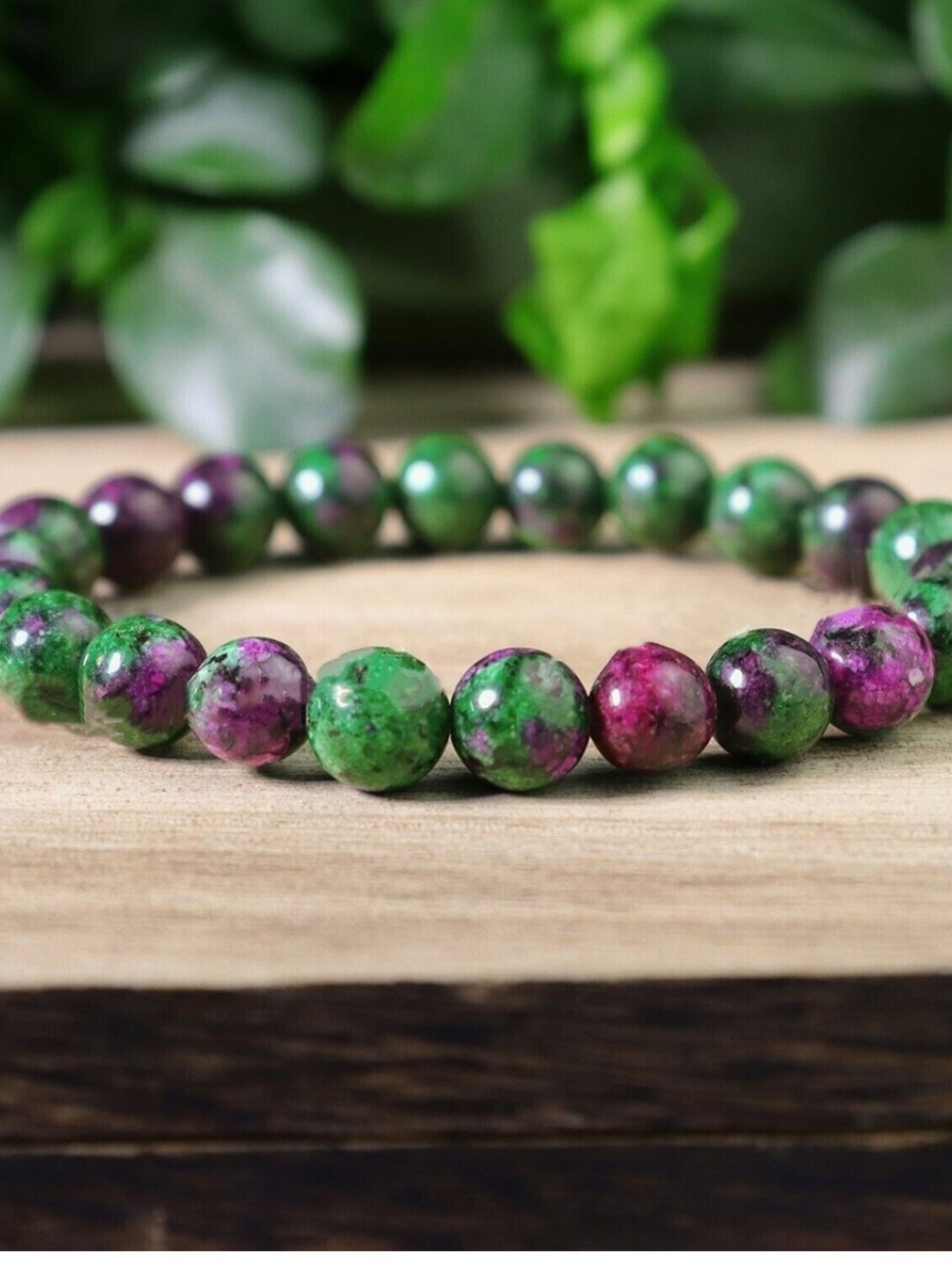 #2344* GAUEIOUR Natural Crystal Beaded Stretch Bracelet - Unisex’s